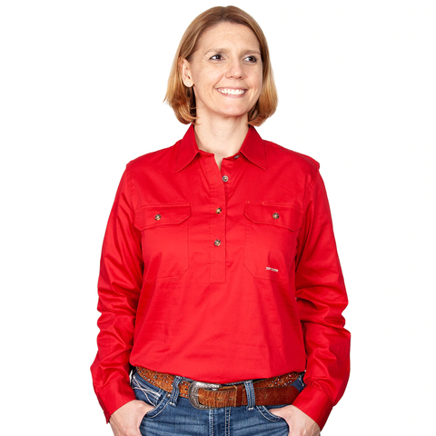 JUST COUNTRY JAHNA SHIRT CHILLI
