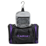 ARIAT VANITY BAG - PURPLE/BLACK