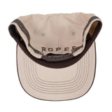 Roper Logo Trucker Cap - Chocolate/stone