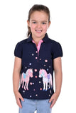 Thomas Cook Amelia Girls Short Sleeved Polo - Navy