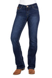 PURE WESTERN OLA WOMENS RELAXED RIDER JEANS - EVENING SKY [SZ:6]