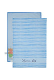 THOMAS COOK TEA TOWEL 2 PACK - LIGHT BLUE 
