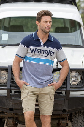 Mens Wrangler Polo Shirt