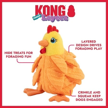 Kong Layerz Forage Hen - Med