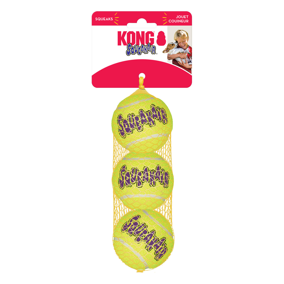 Kong Airdog Squeaker Ball - Medium