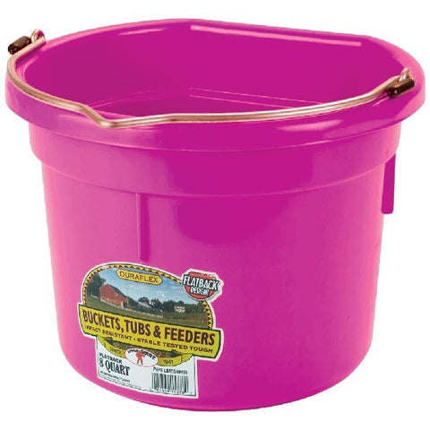 BUCKET PLASTIC FLAT BACK SHOOF 19L PINK