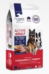 HYPRO PREMIUM ADULT KANGAROO AND TURKEY ACTIVE 20KG