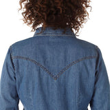 Wrangler Retro Womens Classic Fit Denim Shirt [sz:s]