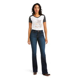 Ariat Ballary Women Real High Rise Boot Cut Jeans - Pennsylvania [sz:27r]