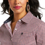 ARIAT WOMENS KIRBY STRETCH SHIRT - MODERN MOSAIC