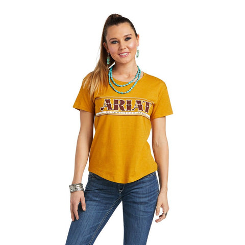 ARIAT WOMENS TRADITIONAL TEE BUCKHORN