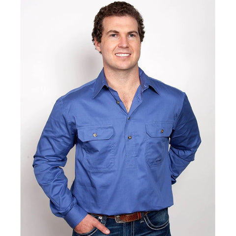 JUST COUNTRY CAMERON SHIRT BLUE