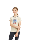 ARIAT KIDS FABULOUS T-SHIRT OATMEAL HEATHER