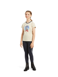 ARIAT KIDS FABULOUS T-SHIRT OATMEAL HEATHER