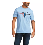 ARIAT MENS BRED IN THE USA - LIGHT BLUE HEATHER
