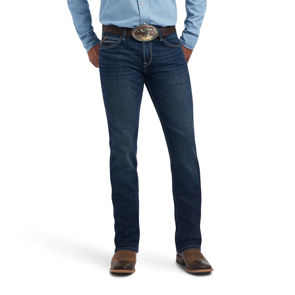 Ariat Toro M7 Mens Slim Fit Straight Leg Jeans - Drake [sz:30/34]