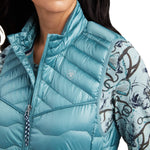 ARIAT WOMENS IDEAL DOWN VEST - IRIDESCENT ARTIC