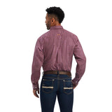 ARIAT DEKLAN WRINKLE FREE CLASSIC LONG SLEEVE SHIRT - PICKLED BEET