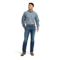 Ariat Cade Mens Pro Series Team Classic Long Sleeve Shirt - Ocean Depths