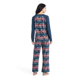 ARIAT WOMENS PAJAMA SET - BUCKING SERAPE