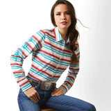 ARIAT WOMENS KIRBY LONG SLEEVE SHIRT - ROSA SERAPE