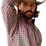 ARIAT ELON MENS PRO SERIES LONG SLEEVE SHIRT - ROSE CULTIVAR [SZ:S]