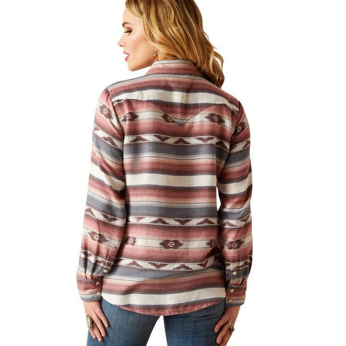 ARIAT ENDLESS SNAP WOMENS LONG SLEEVE SHIRT - ENDLESS SERAPE [SZ:XS]