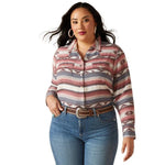 ARIAT ENDLESS SNAP WOMENS LONG SLEEVE SHIRT - ENDLESS SERAPE [SZ:XS]