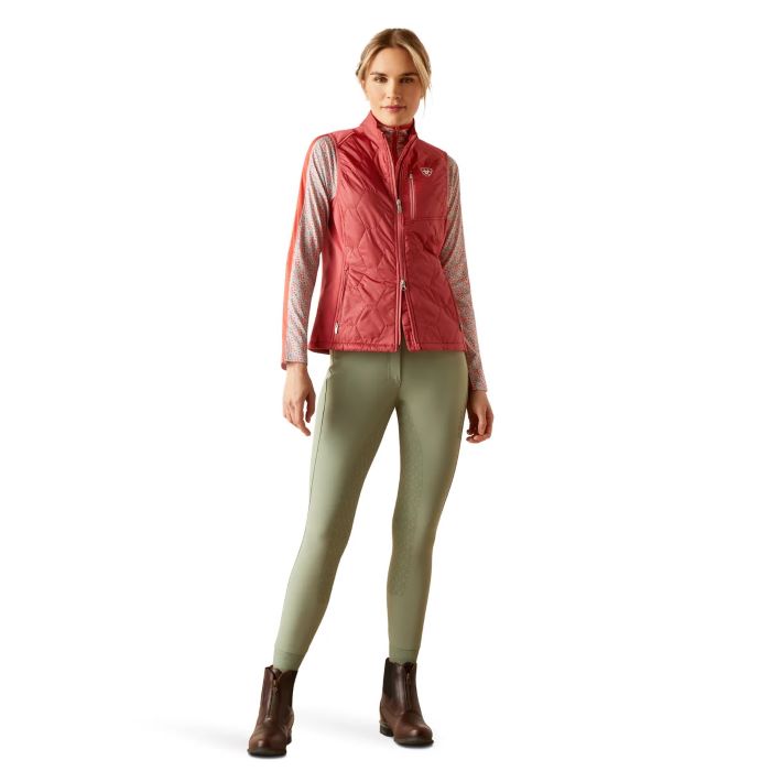 Ariat Womens Fusion Insulated Vest - Slate Rose [sz:m]