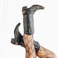 Lane Lexington Boots - Distressed Jet Black