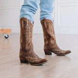 LANE LEXINGTON BOOTS - BURNT CARAMEL