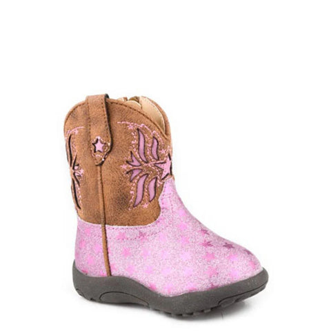 ROPER INFANT STARLET - PINK GLITTER [SZ:1.0]