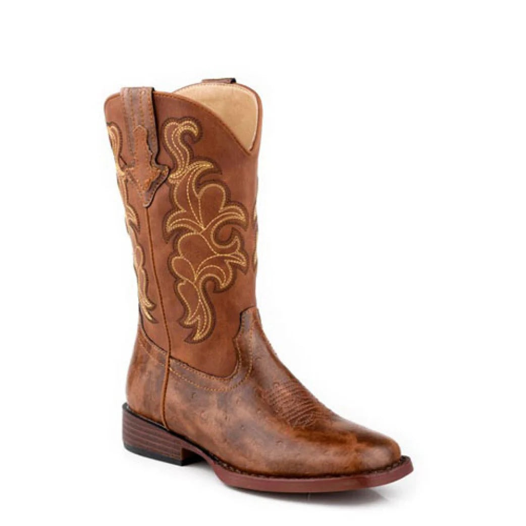 ROPER KIDS QUILLS - COGNAC [SZ:9.0]
