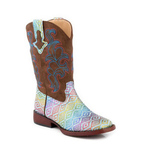 ROPER KIDS GLITTER MAYA - BLUE [SZ:9.0]