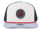ROPER TRUCKERS CAP - PETROL/CREAM/BLACK 