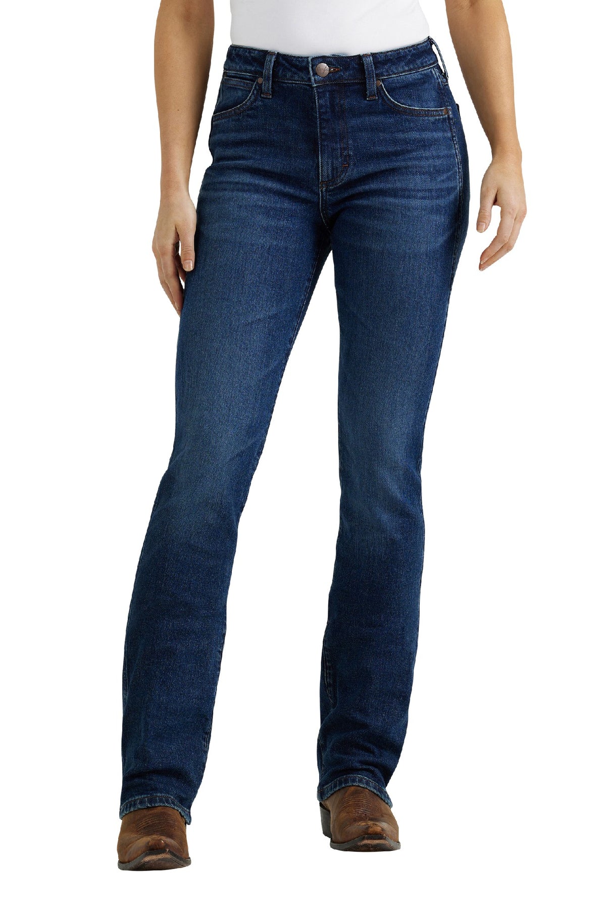WRANGLER BAILEY HI-RISE WOMENS RETRO BOOT CUT JEANS [SZ:25]