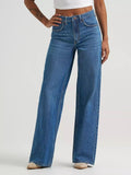 Wrangler Womens Retro Hi Rise Wide Leg Bailey Jeans [sz:26]
