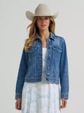 Wrangler Classic Denim Womens Jacket - Light Wash [sz:s]