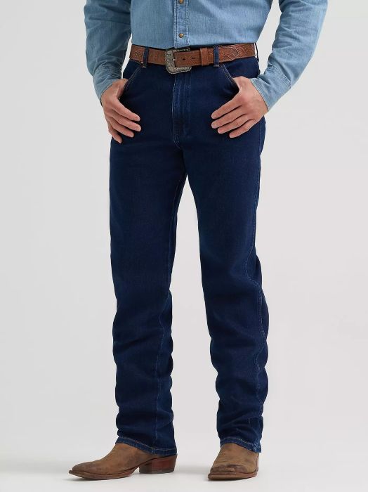 Wrangler Toughlite 34" Leg Mens Original Fit Jeans - Rinse [sz:30]