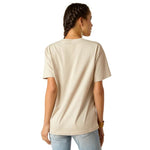 ARIAT THRILLS N SPILLS WOMENS SHORT SLEEVED TEE - OATMEAL HEATHER [SZ:XS]