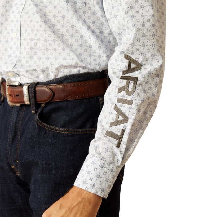 ARIAT TEAM KODY MENS LONG SLEEVE SHIRT - LIGHT BLUE [SZ:M]