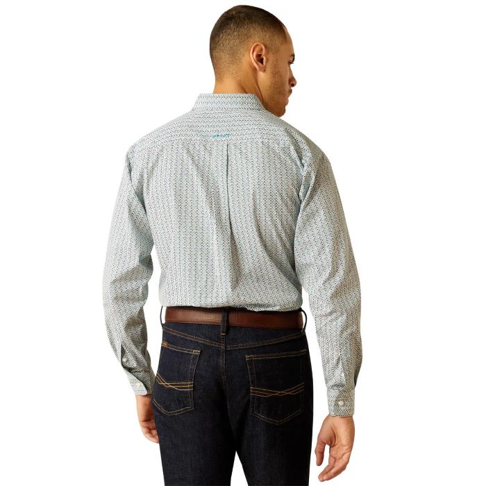 ARIAT GAGE WRINKLE FREE LONG SLEEVE SHIRT - WHITE [SZ:M]