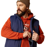 ARIAT TEAM LOGO MENS INSULATED VEST - MEDIEVAL BLUE [SZ:M]
