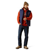 ARIAT TEAM LOGO MENS INSULATED VEST - MEDIEVAL BLUE [SZ:M]