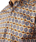 ARIAT TENNESSEE MENS LONG SLEEVE SHIRT - BLUE [SZ:S]