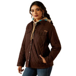 ARIAT WOMENS GRIZZLY QUILTED BARN JACKET - MOLE [SZ:XS]