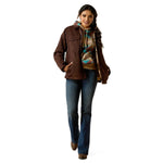 ARIAT WOMENS GRIZZLY QUILTED BARN JACKET - MOLE [SZ:XS]