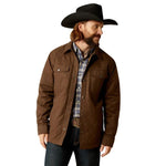 ARIAT GRIZZLY MENS SHIRT JACKET - DEMITASSE [SZ:S]