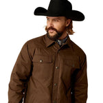 ARIAT GRIZZLY MENS SHIRT JACKET - DEMITASSE [SZ:S]