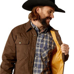ARIAT GRIZZLY MENS SHIRT JACKET - DEMITASSE [SZ:S]